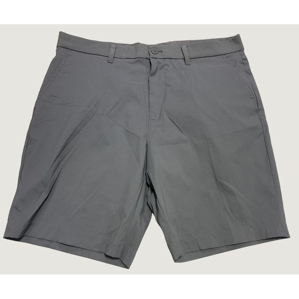 Tommy Hilfiger Grey Performance Stretch Shorts Mens Size 36 Nylon Golf Casual